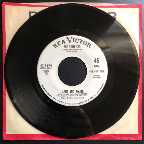 The Sidekicks You Gave Me Somebody To Love Vinyl 45 Record '67 - Picture 6 of 6